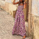 Sabrina - Boho Kleid mit Tribal-Print für frühlingshaften Stil – Leopardenmuster
