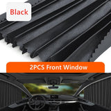 SichtSchutz™ Mühelose Fensterschirmung – Schwarz