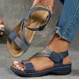 Ildiko - Orthopädische Sandale – Blau