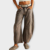 Anett | Locker sitzende Komfort-Jeans – Grau