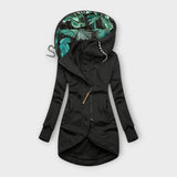 Noriel – Elegante Jacke mit Kapuze – Schwarz
