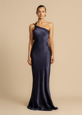 Selena | Maxikleid – Ozeanblau