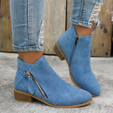 Petra™ | Modische Damen Orthopädische Stiefel – Blau