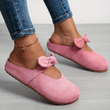 Minaya – Mules Mit Schleifenriemen – Rosa