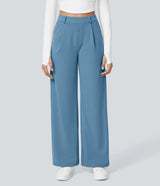 Valena | Bequeme, figurschmeichelnde Hose – Blau