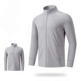Renexo | Atmungsaktive unisex Komfort Laufjacke Herbst – Grau (Herren)
