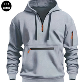 FRED - eleganter und bequemer Kapuzenpullover – Hellgrau