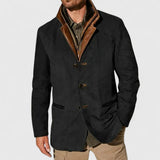 Friedrich | Retro & Warm Jacke – Schwarz