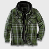 Kai | Bequeme Flanelljacke für jeden Tag – Grün