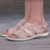 Elegante Orthopädische Sandalen Für Damen – Verstellbare Träger, Gepolsterte Innensohle, Atmungsaktiv – Rosa