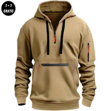 FRED - eleganter und bequemer Kapuzenpullover – Braun