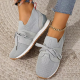 Damen Geschnürt Turnschuhe | Bequeme – Grau