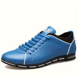 Ankan – Schnürschuhe Aus Leder – Blau