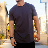 Konstantin Rundhals T-Shirt – Lila