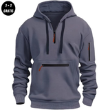 FRED - eleganter und bequemer Kapuzenpullover – Grau