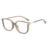 Oressa - Brille mit Retro-Fassung – Braun