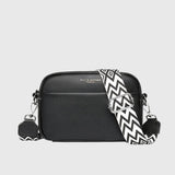 Giulia™ | Leder Schultertasche – Schwarz
