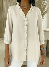 VERA | Die sichere Bluse für jeden Tag – Beige