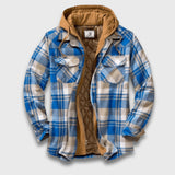 Kai | Bequeme Flanelljacke für jeden Tag – Hellblau