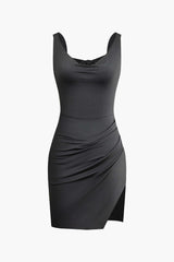 Amara | Tie-Back Bodycon Minikleid – Sinnliche Silhouette für besondere Anlässe – Schwarz
