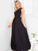 Serene - Umwandelbares Maxikleid – Schwarz