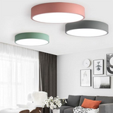 NordLuxe | Skandinavische runde LED-Deckenleuchten – Rosa