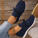 Damen Geschnürt Turnschuhe | Bequeme – Marine