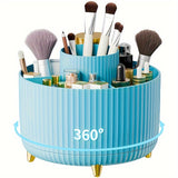 ElegantSpin 360° Drehbarer Organizer – Kosmetik Aufbewahrung – Blaue
