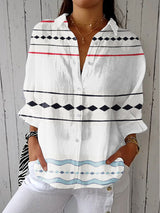 Thyra | Nordisches Harmonie-Shirt – Weiß