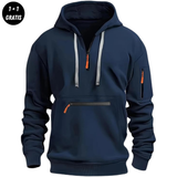 FRED - eleganter und bequemer Kapuzenpullover – Blau