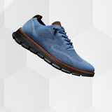 Vihanga - Schuhe Aus Mesh Strick – Blau-Schwarz