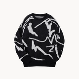 Myrkin - luxuriöser, moderner strickpullover für herren – Schwarz