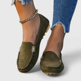 Lillian | Gummisohle Flexibel Ballerinas – Grün