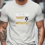 Therapy – Dein Motorrad Ist Die Einzige Therapie Die Du Brauchst – Hellgrau