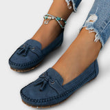 Emelie – Klassische Mokassins im modernen City-Stil – Blau