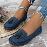 Ingrid - Damen Orthopädische Vintage-Schuhe mit Komfort-Fußbett – Blau
