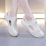 Aderia - Atmungsaktiver Slip-On-Sneaker – Weiß