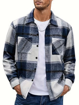 Bobby - Flanellhemd Jacke – Blau