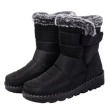 Kfirah – Schneegestiefeletten Mit Kunstfell – Schwarz