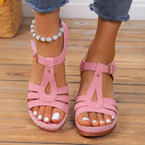 Bridget | Blockabsatz Atmungsaktiv Sandalen – Rosa