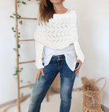 Marina™ Elegante Boho-Wärme – Weiß
