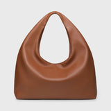 Hobo-Tasche aus veganem Leder – Hellbraun