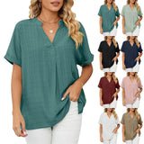 Raamah - klassische Bluse – Grün