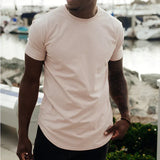 Konstantin Rundhals T-Shirt – Rosa