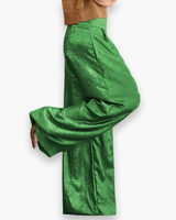 Damen Elegantes Set aus Oberteil und Hose | Vielseitig – Grün
