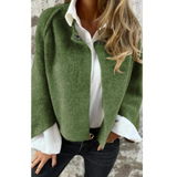 Sheryl Dicke Thermo-Strickjacke – Grün