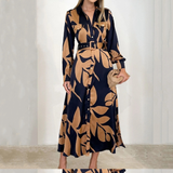 Mariellea - lässig-elegantes Midikleid – Braun