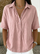 Norellin - Bluse in Softtouch-Qualität – Pink