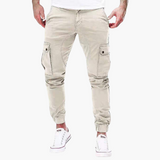 Bequeme Cargohose mit Seitentaschen - Herren Freizeithose – Weiß