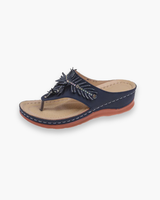 Damen Glitzer Stilvolle Sandalen | Flip-Flop – Blau